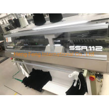 Shima Seiki SSR 112sv 7g Year 2018 Used Flat Knitting with Sub Roller with Good Needles Making Sweaters